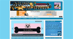 Desktop Screenshot of orlandopetservices.com